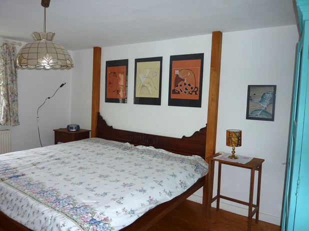 Schlafzimmer der Ferienwohnung